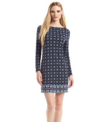 michael kors border print dress