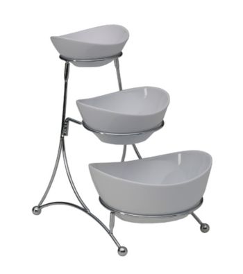 UPC 044228031408 product image for Towle® Living 3-Tiered Ceramic Bowl Server | upcitemdb.com