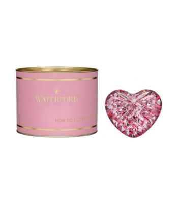 UPC 701587221689 product image for Waterford Pink Giftology Lismore Pink Heart Paperweight | upcitemdb.com