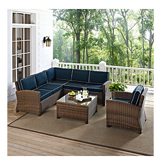 Crosley Furniture Biltmore 5-pc. Outdoor Wicker Seating Set 