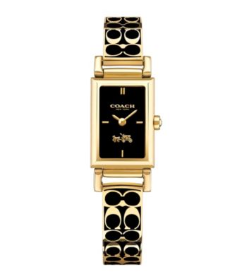 coach hobo goldandblack