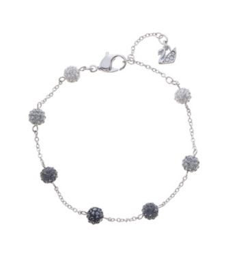 UPC 768549669750 product image for Swarovski® Silvertone Blow Soft Bracelet | upcitemdb.com