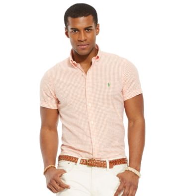 UPC 889043715931 product image for Polo Ralph Lauren® Men's Short Sleeve Seersucker Button Down Shirt | upcitemdb.com