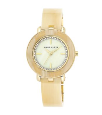 UPC 086702556991 product image for Anne Klein® Horn Bangle Watch with Glitter Dial | upcitemdb.com