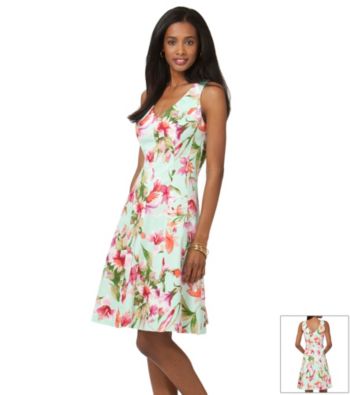 chaps floral dress