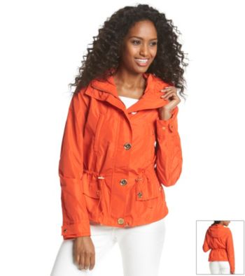 michael kors parka womens orange
