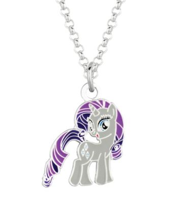 UPC 848762020399 product image for My Little Pony Silver Plated Girls' Rarity Pendant Necklace | upcitemdb.com