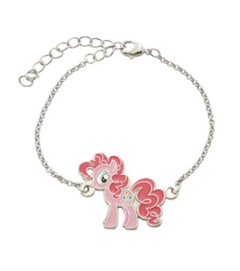 UPC 848762023109 product image for My Little Pony Silver Plated Girls' Pinkie Pie Chain Bracelet | upcitemdb.com