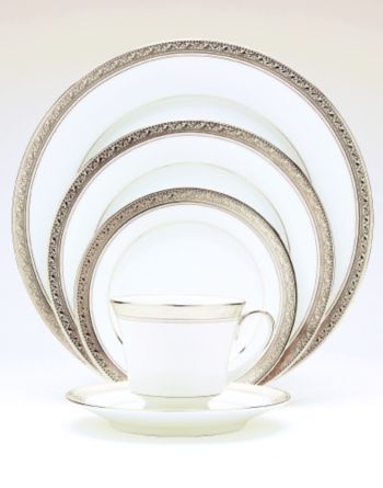 Noritake Crestwood Platinum 5-pc. Place Setting