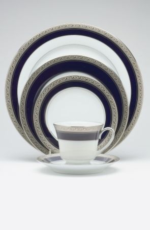 Noritake Crestwood Cobalt Platinum 5-pc. Place Setting