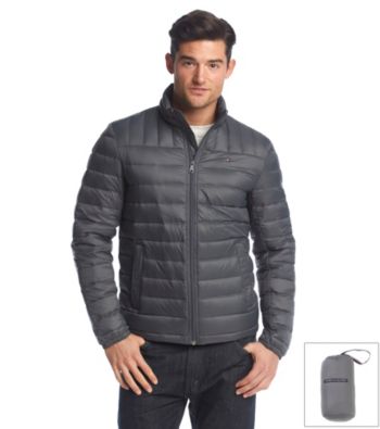 tommy hilfiger natural down packable mens