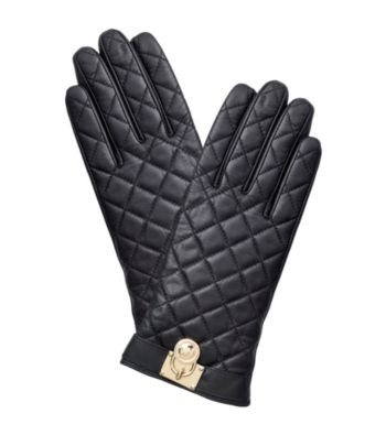 michael kors leather gloves sale