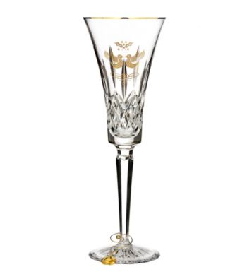 UPC 701587199414 product image for Waterford® Lismore Two Gold Turtle Doves Champagne Flute | upcitemdb.com