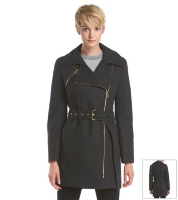 Nedgang Berygtet Skifte tøj UPC 767336809430 - MICHAEL Michael Kors® Belted Asymmetrical Zip Walker  Coat | upcitemdb.com