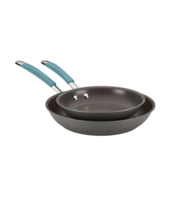 Rachael Ray&reg; Skillet Twin Pack with Agave Blue Handles