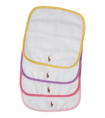 Ralph Lauren&reg; Baby Girls' 4-Pack Multi Colored 