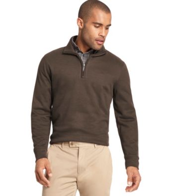 UPC 013282710550 product image for Van Heusen® Men's Big & Tall Long Sleeve Spectator 1/4 Zip Pullover | upcitemdb.com