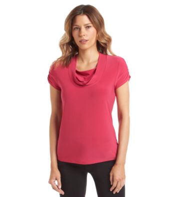 UPC 884449274396 product image for Tahari by Arthur S. Levine® Draped Layered Front Top | upcitemdb.com