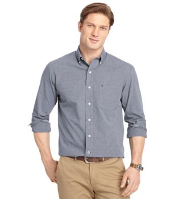 UPC 015844196345 product image for Izod® Men's Long Sleeve End On End Button Down | upcitemdb.com