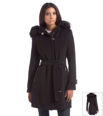 UPC 788627848204 product image for Calvin Klein Zip Front Walker Coat | upcitemdb.com