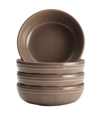 Rachael Ray&reg; Cucina Mushroom Brown Set of 4 Fruit Bowls