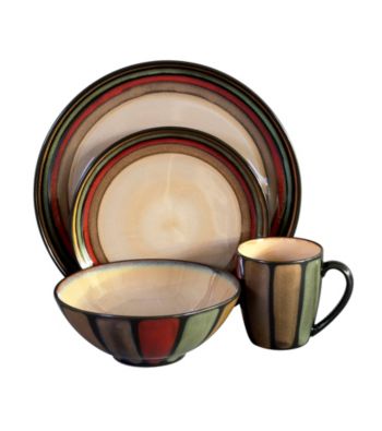 Sango Flair Black 16-pc. Dinnerware Set
