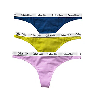 UPC 011531154513 product image for Calvin Klein Carousel 3-Pack Thong | upcitemdb.com