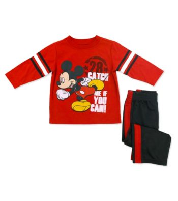 UPC 887847663342 product image for Nannette® Boys' 2T-4T Mickey Mouse Catch Me If You Can Pants Set | upcitemdb.com