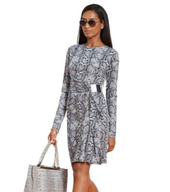 michael kors snakeskin dress