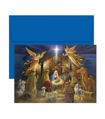 UPC 601952713866 product image for A Holy Scene Boxed Holiday Greeting Cards | upcitemdb.com