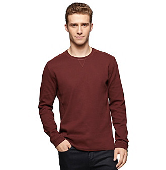 UPC 712683684988 product image for Calvin Klein Jeans® Men's Long Sleeve Waffle Knit Tee | upcitemdb.com
