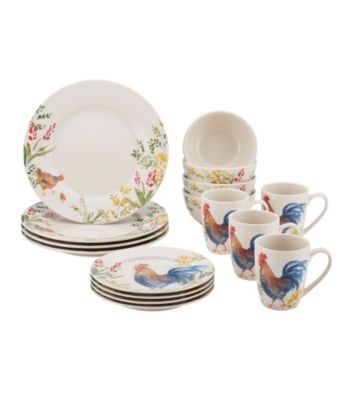 Paula Deen&reg; Garden Rooster 16-pc Stoneware Dinnerware Se