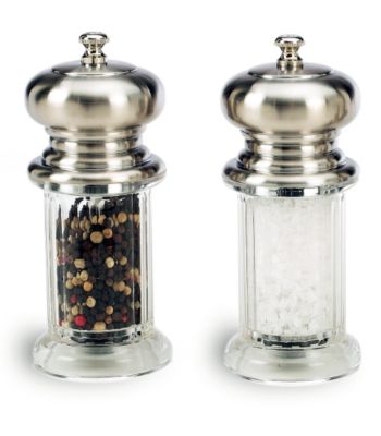 William Bounds The Diner Brushed Top Salt & Pepper Set