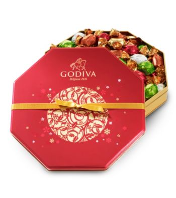UPC 031290105281 product image for Godiva® Seasonal Wrapped Chocolates And Truffles Tin | upcitemdb.com