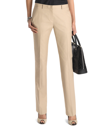 Plain-Front Non-Iron Chinos