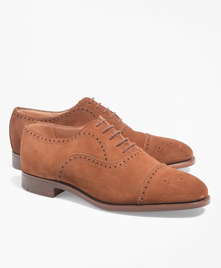 Peal & Co.� Suede Perforated Medallion