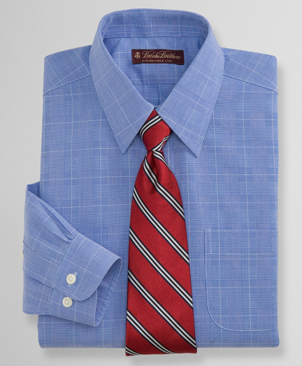 Pure cotton treated to resist wrinkles. Pucker-free seams look freshly pressed all day. Single-needle tailoring. Durable cross-stitched buttons. Forward-point collar and barrel cuffs pinpoint cotton. Machine wash. Imported.