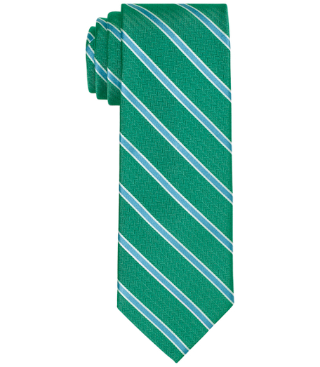Pure silk woven in England. 3 1/2" width. Dry clean. Made in the USA.