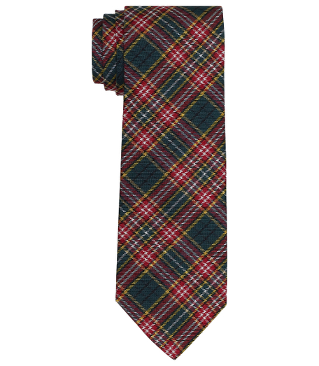 Pure silk woven in Italy. 3 1/2" width. Dry clean. Made in the USA.