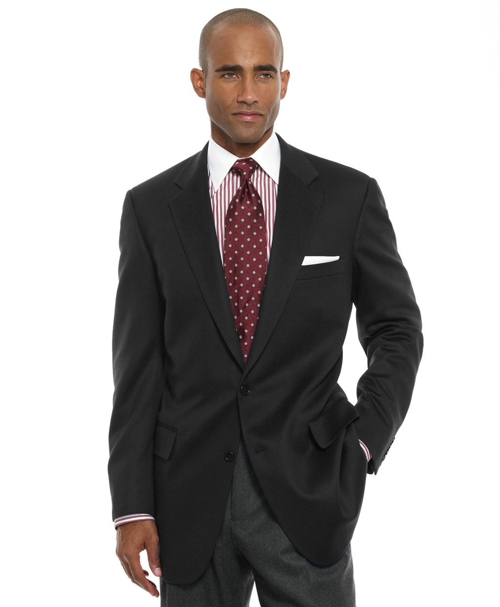 Men's Regular Fit Two-Button Cashmere Sport Coat | Brooks Brothers