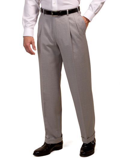 Pure Italian wool woven by Loro Piana�.  Unfinished.  Dry Clean.  Made in Canada.