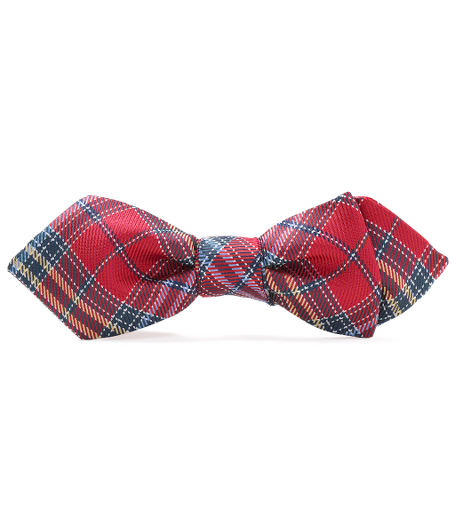 Pure silk woven in Italy. Self tie. Dry clean. Made in the USA.