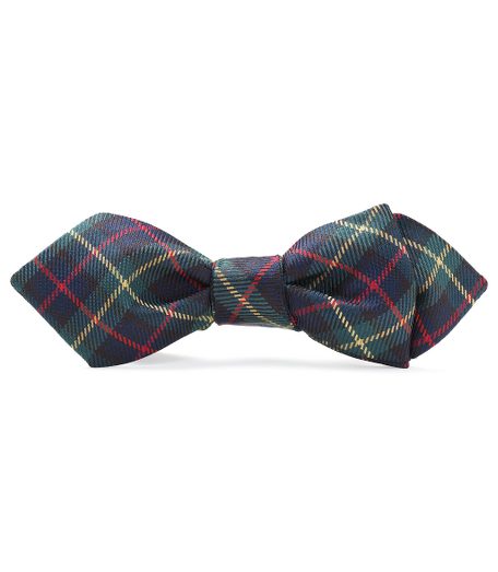 Pure silk woven in Italy. Self tie. Dry clean. Made in the USA.
