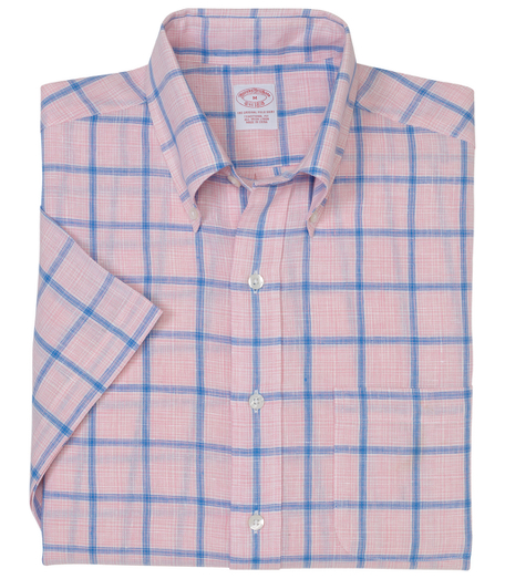 Pure Irish linen. The original Polo� button-down collar. Center front placket. Superdurable logo buttons. Center front placket. Left chest pocket. Machine wash. Imported. Also available in Slim fit.
