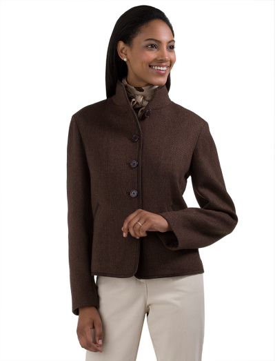 Wool Angora Double-Faced Coat