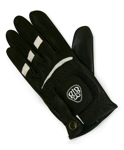 Genuine leather glove with our Country Club logo.  Imported.