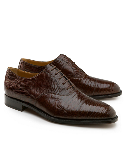 Lizard Captoe Lace-Ups