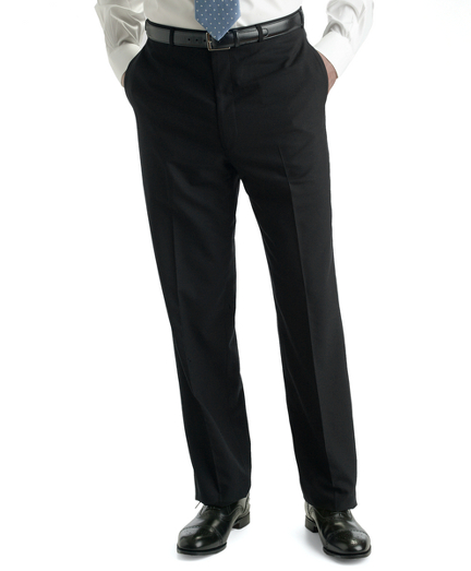 BrooksEase� Plain-Front Trousers