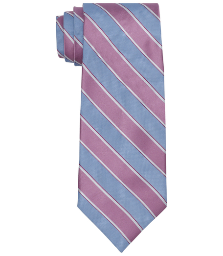 Pure silk woven in Italy. 3 1/2" width. Dry clean. Made in the USA.