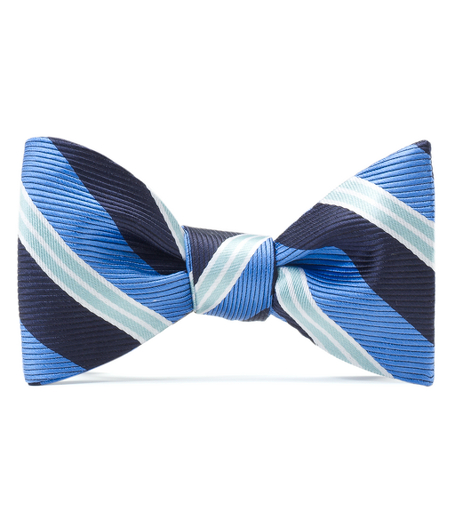 Pure silk woven in England. Self-tie. Dry clean. Made in the USA.